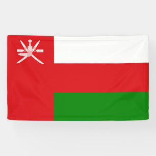 Oman vlag spandoek