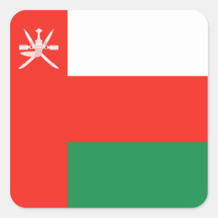 Oman Vlag Sticker