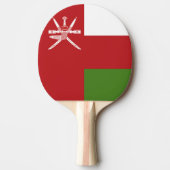 Oman vlag tafeltennisbatje (Voorkant)