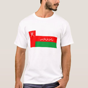 oman vlagland arabische naam t-shirt