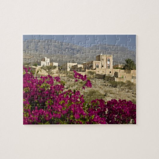 Oman, Western Hajar gebergte, Al Hamra. Plaats Legpuzzel (Horizontaal)