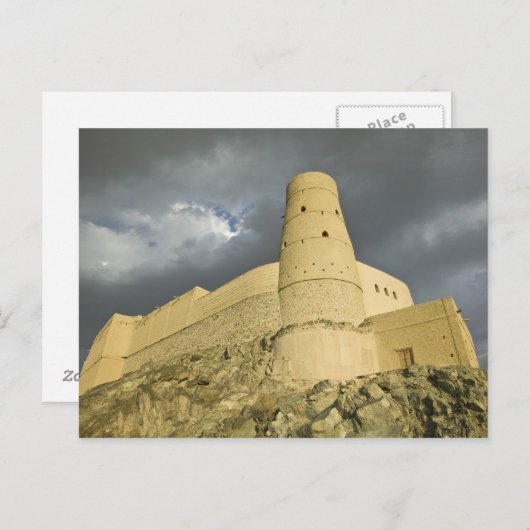 Oman, Westerne Hajar-gebergten, Bahla. Bahla Fort Briefkaart (Voorkant / Achterkant)