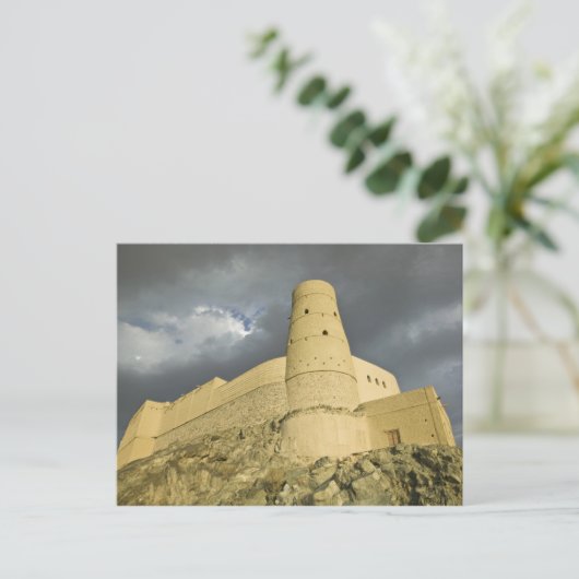 Oman, Westerne Hajar-gebergten, Bahla. Bahla Fort Briefkaart (Staand voorkant)