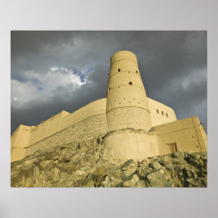 Oman, Westerne Hajar-gebergten, Bahla. Bahla Fort Poster