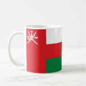 Omani Flag Keramische Koffie Mok (Links)