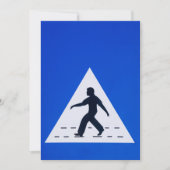 Omani pedestrian crosssign - Muscat, Oman Kaart (Voorkant)