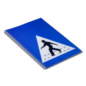 Omani pedestrian crosssign - Muscat, Oman Notitieboek (Rechterzijde)