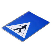 Omani pedestrian crosssign - Muscat, Oman Notitieboek (Linkerzijde)