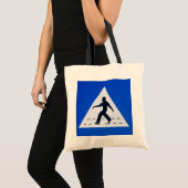 Omani pedestrian crosssign - Muscat, Oman Tote Bag (Voorkant (product))