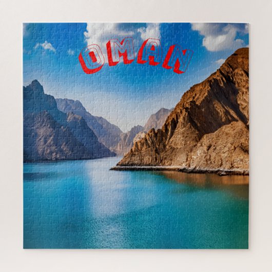 Oman's Schitterende Landschap Legpuzzel (Verticaal)