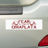 Omaplata Bumpersticker (Op auto)