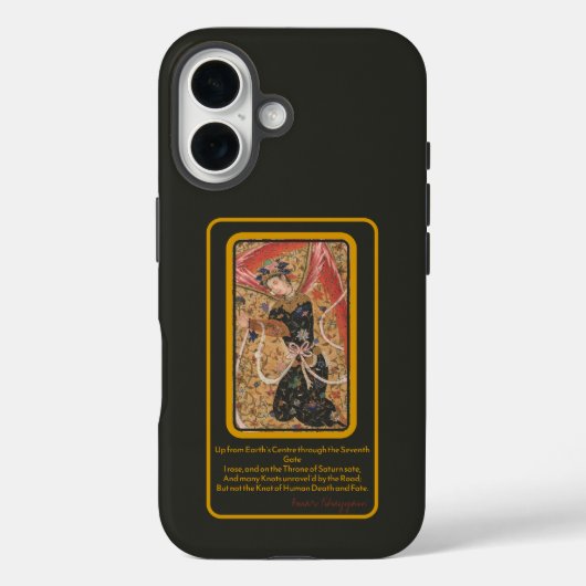 Omar Khayyam Rubaiyat iPhone Case - Kunst (Achterkant)