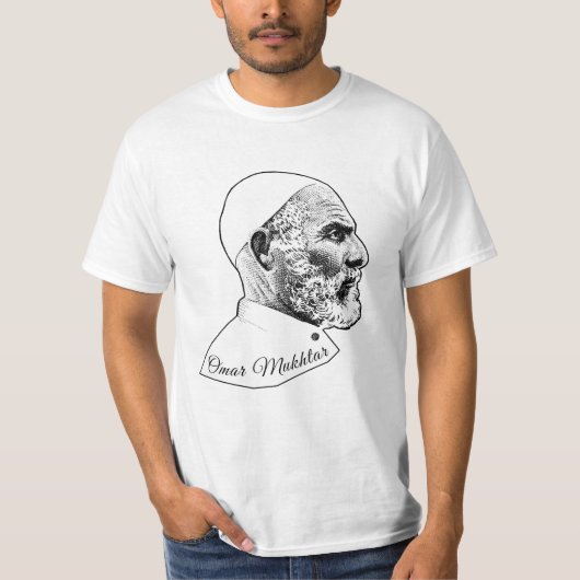 Omar Mukhtar T-shirt (Voorkant)