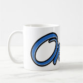 Omar Vorname Name blue Tasse Kaffeetasse Koffiemok (Links)