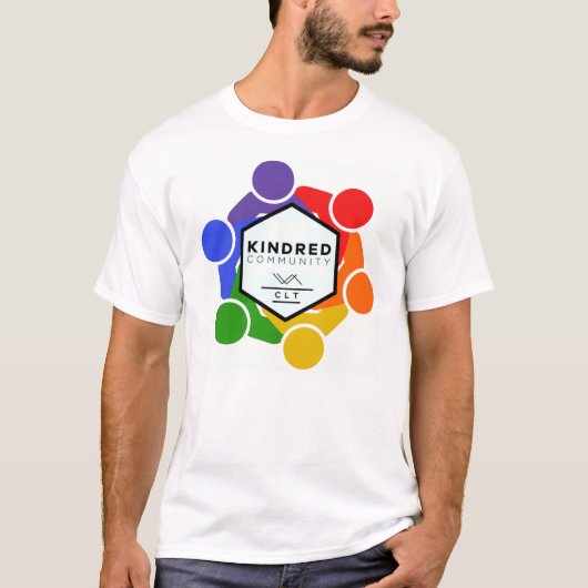 "OMARM ALLES" Basic Heren T-Shirt (Voorkant)