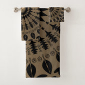 "Omarm Allure met gouden stencil Bad Handdoek (Insitu)