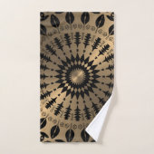 "Omarm Allure met gouden stencil Bad Handdoek (Handdoek)