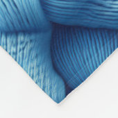 Omarm comfort met onze gepersonaliseerde blauwe br fleece deken (Hoek)