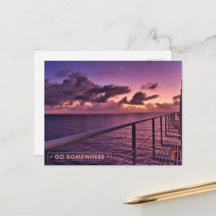 Omarm de avonturen van het leven briefkaart