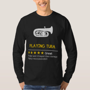 Omarm de bas van het lachen: Tuba - Goedkoper, sne T-shirt