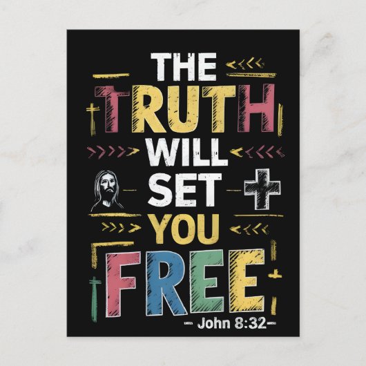Omarm de Bevrijdende Waarheid Briefkaart (Voorkant)