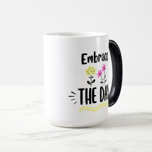 Omarm de dag Mok (Voorkant rechts)