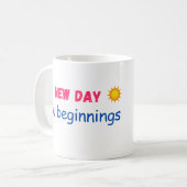 Omarm de Dageraad Koffiemok (Voorkant links)