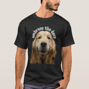 Omarm de Derp Derpy Hond Derpy Golden Retriever T-shirt