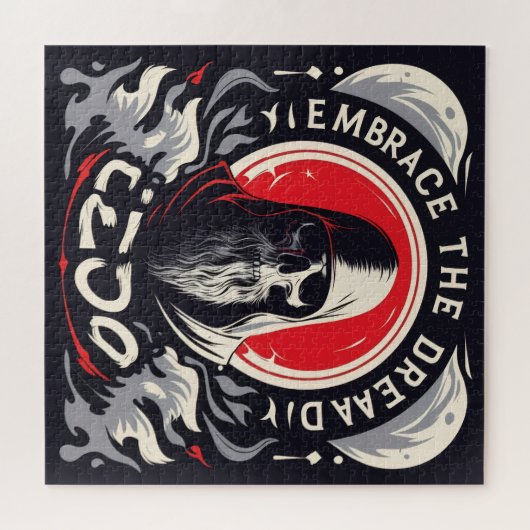 Omarm de Dread: Grim Reaper Art Legpuzzel (Horizontaal)