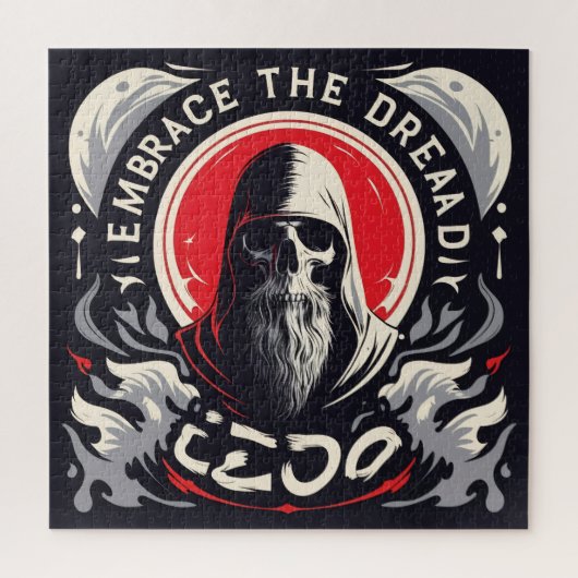 Omarm de Dread: Grim Reaper Art Legpuzzel (Verticaal)