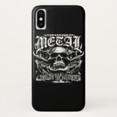 Omarm de duisternis, ontketen het metaal Case-Mate iPhone case (Achterkant)