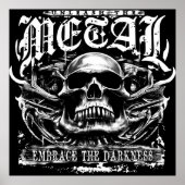 Omarm de duisternis, ontketen het metaal poster (Voorkant)