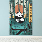 Omarm de Eenvoudige Dingen Canvas Afdruk (Insitu (Houten vloer))