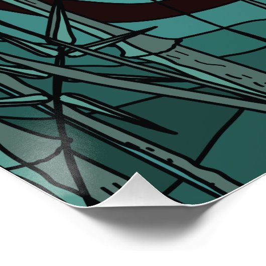 Omarm de eenvoudige dingen perfect poster (Hoek)