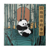 Omarm de eenvoudige dingen tegeltje (Voorkant)