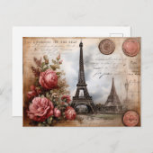 Omarm de Elegantie: Paris briefkaart (Voorkant / Achterkant)