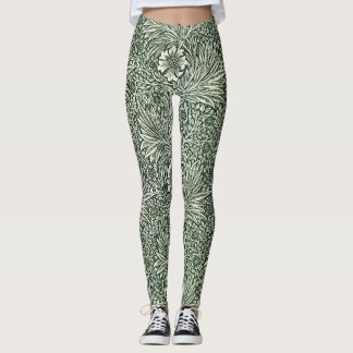 Omarm de elegantie van de Natuur: groene goudsbloe Leggings