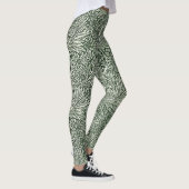 Omarm de elegantie van de Natuur: groene goudsbloe Leggings (Rechts)