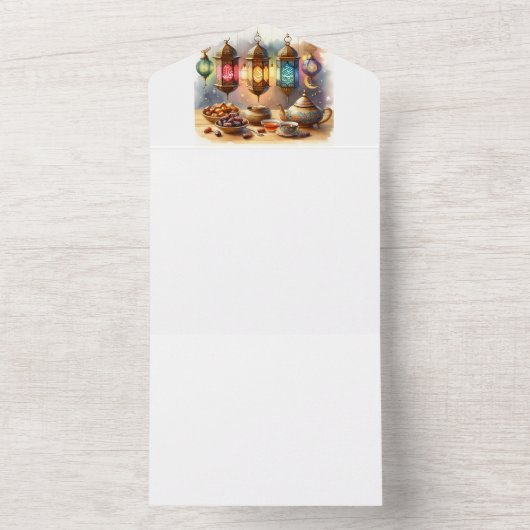 Omarm de Geest van Ramadan All In One Uitnodiging (Binnen)