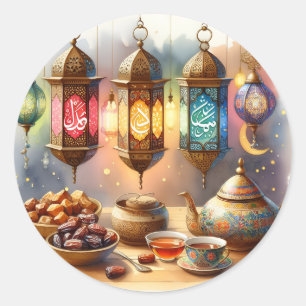 Omarm de Geest van Ramadan Ronde Sticker