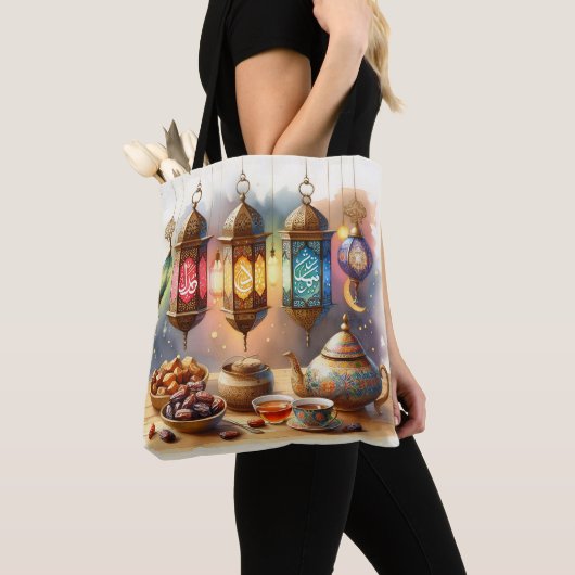 Omarm de Geest van Ramadan Tote Bag (Dichtbij)