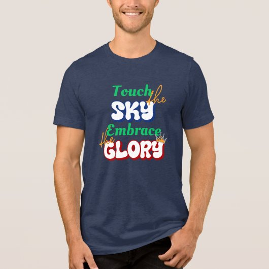 Omarm de glorie Tri-Blend shirt (Voorkant)