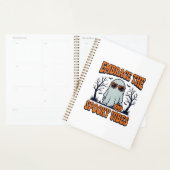 Omarm de griezelige sfeer Ghost Halloween Shirt_1 Planner (Display)