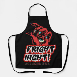 Omarm de Horror: Bloody Fright Night Halloween Schort