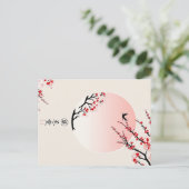 Omarm de Japanse elegantie Briefkaart (Staand voorkant)