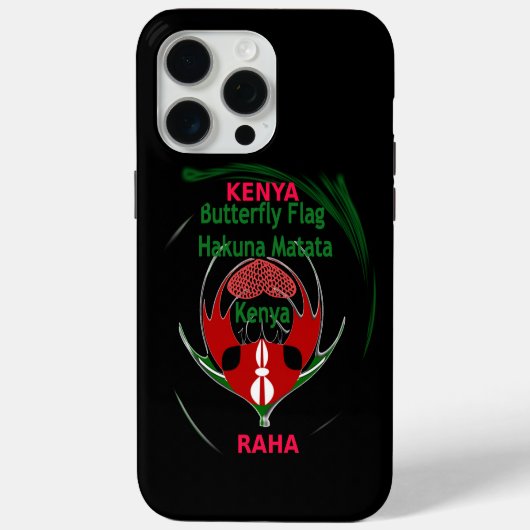Omarm de Keniaanse trots in stijl Case-Mate iPhone Case (Achterkant)