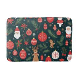 Omarm de kerstgeest, vrolijk kerstfeest badmat