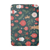 Omarm de kerstgeest, vrolijk kerstfeest badmat (Voorkant Verticaal)