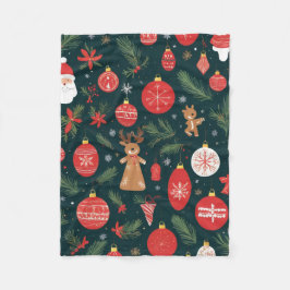 Omarm de kerstgeest, vrolijk kerstfeest fleece deken