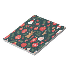 Omarm de kerstgeest, vrolijk kerstfeest notitieblok